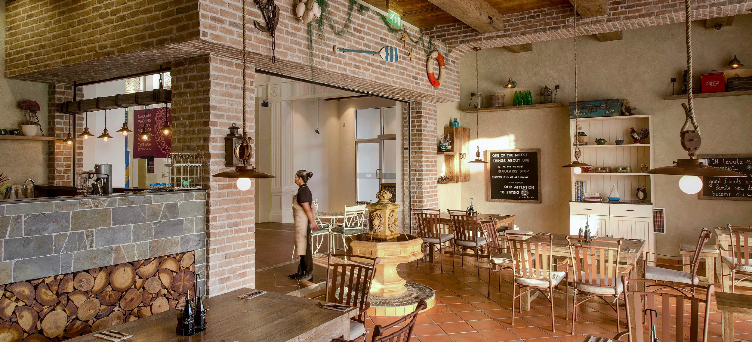 Oregano restaurant interior